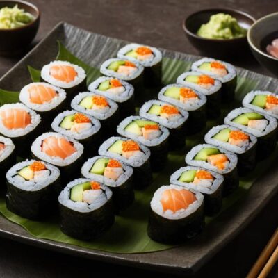 homemade sushi rolls