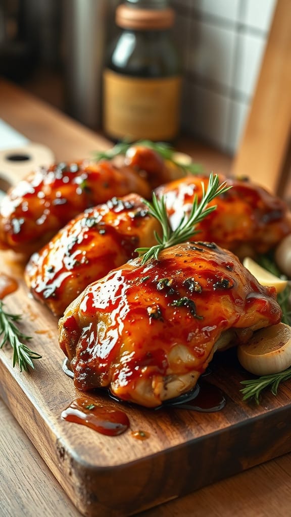 Honey Garlic Chicken Thighs