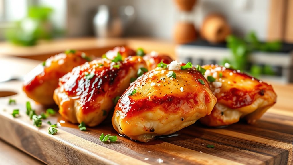 Honey Garlic Chicken Thighs