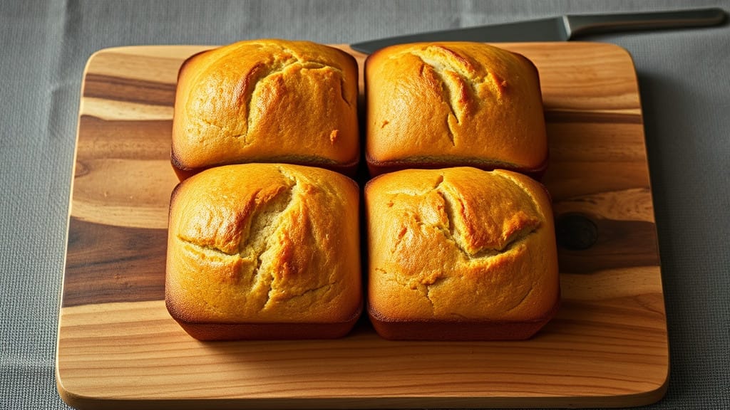 Mini Banana Bread Loafs