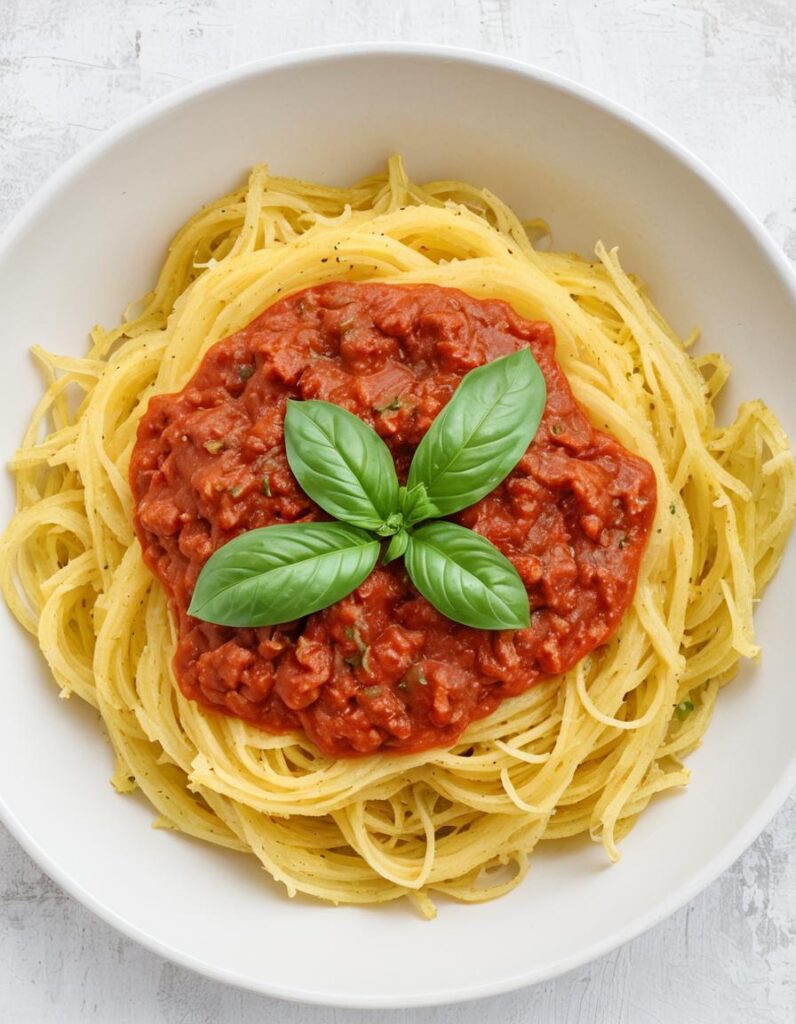 Spaghetti Squash with Marinara Sauce