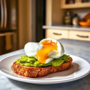 Avocado Toast with Poached Egg