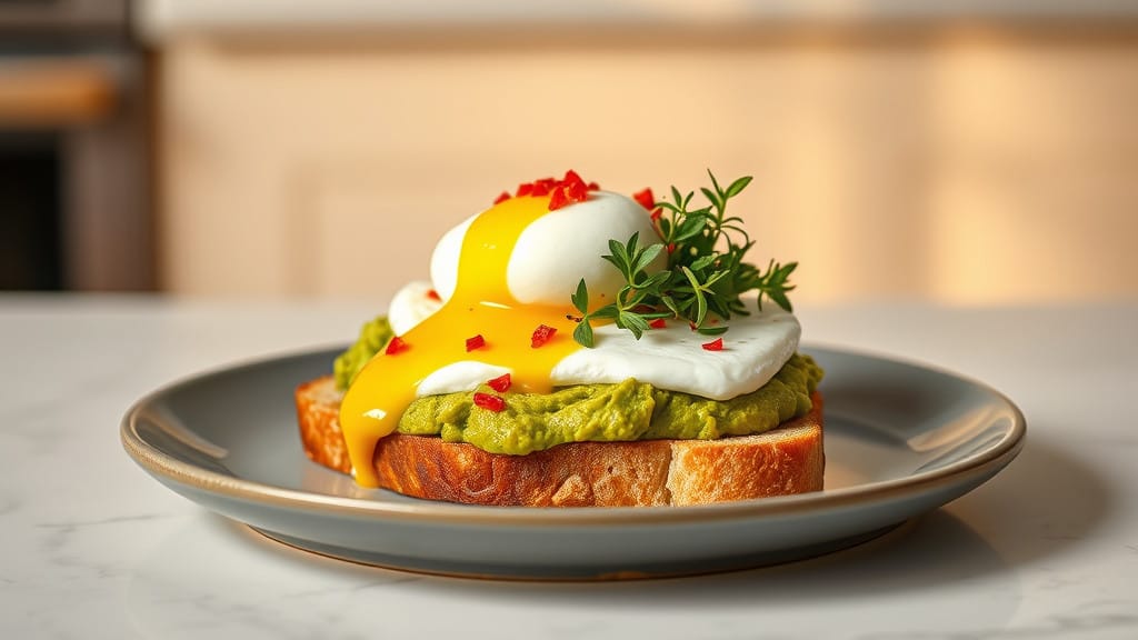 Avocado Toast with Poached Egg