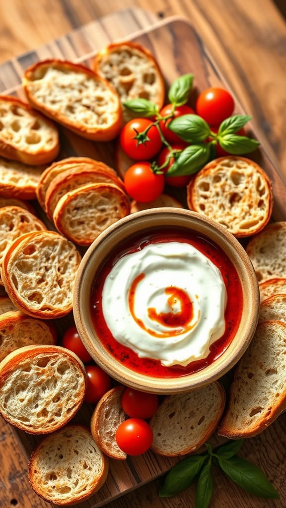 Caprese Ricotta Dip