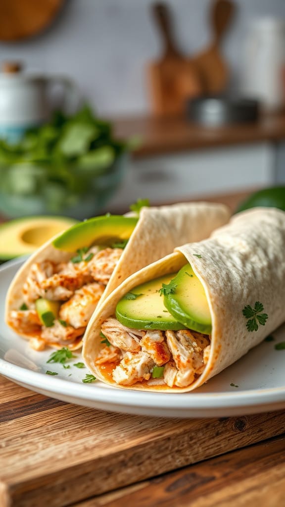 Chicken and Avocado Wrap