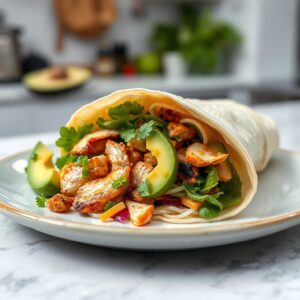 Chicken and Avocado Wrap