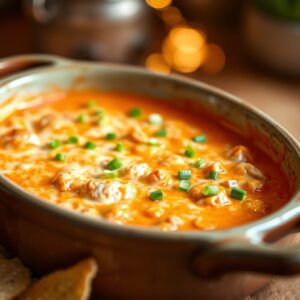 Creamy and Spicy Buffalo Chicken Dip