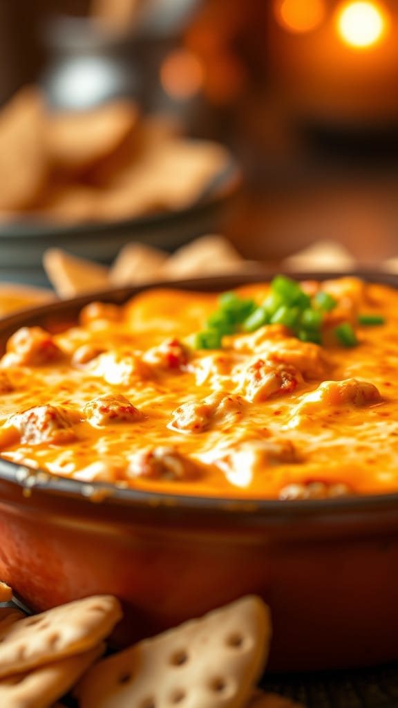 Creamy and Spicy Buffalo Chicken Dip