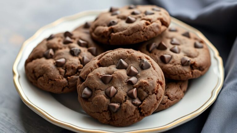 Double Chocolate Espresso Chip Cookies