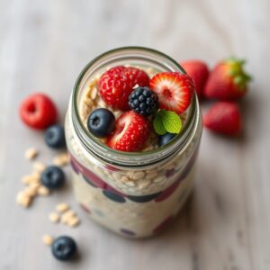 Easy Overnight Oats in a Mason Jar