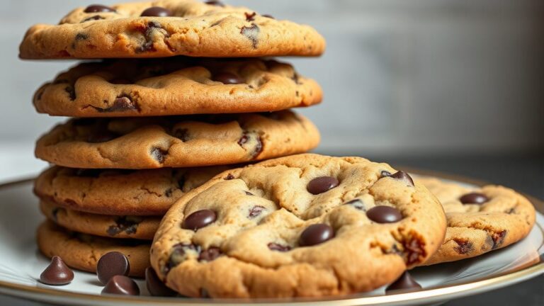 Levain Style puffy Thick Chocolate Chip Cookies