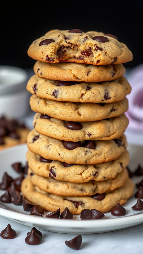 Levain Style puffy Thick Chocolate Chip Cookies