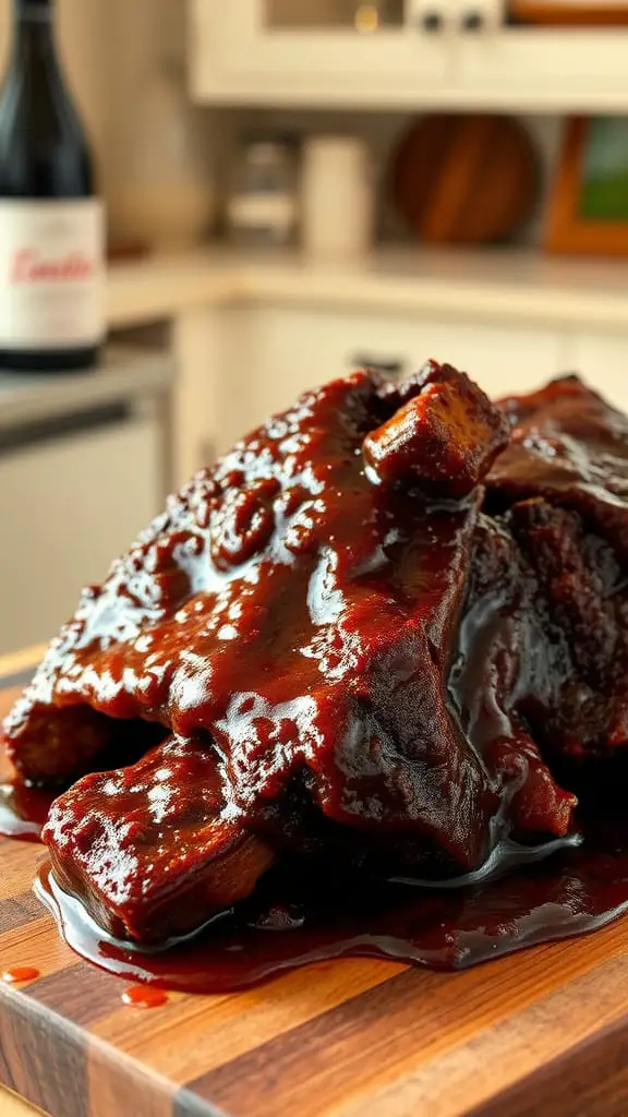 Red Wine Braised Ribs