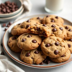 Vegan Almond Flour Chocolate Chip Cookies