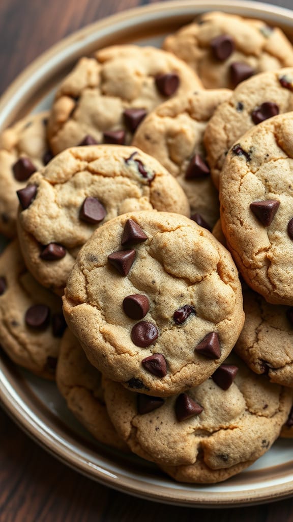 Vegan Almond Flour Chocolate Chip Cookies