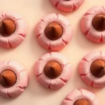 Delicious tray of Strawberry Kiss Cookies.